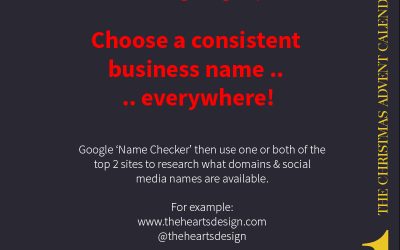 The Christmas Advent Calendar of Business Tips